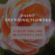 Learn to paint stunning flowers in watercolor - online masterclass with artist Doris Joa