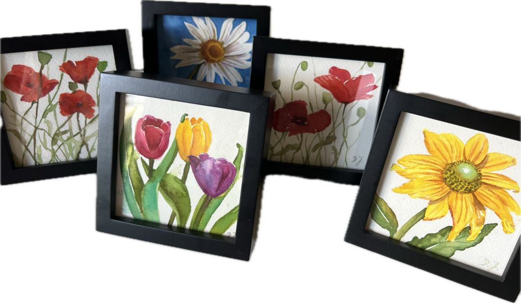 Gift Ideas - Small Original paintings from the Studio